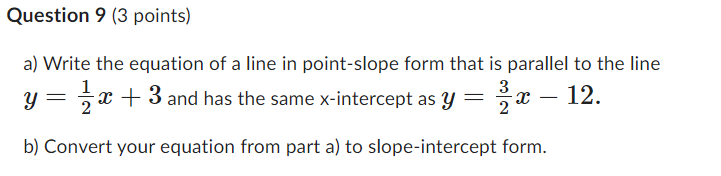 the graph, a) state the value of g(-3). A b) state the