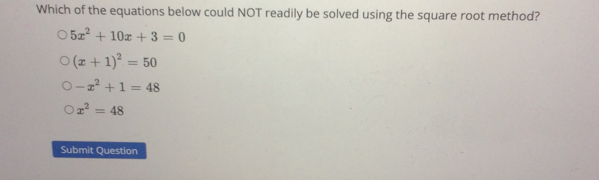 in the box. Submit Question\fSolve the equation 12z + 1z - 6