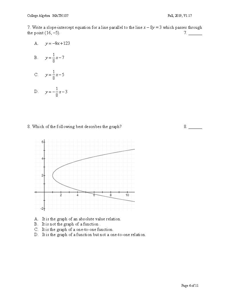 you may use a calculator. You must complete the exam individually. Neither