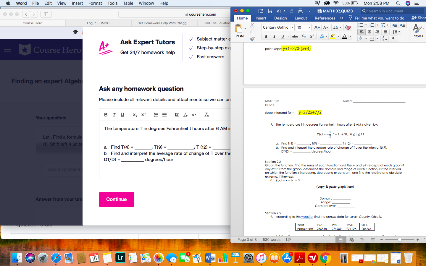  Word File Edit View Insert Format Tools Table Window Help 3