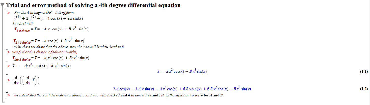 Solve the question! Trial and error method of solving a 4th degree