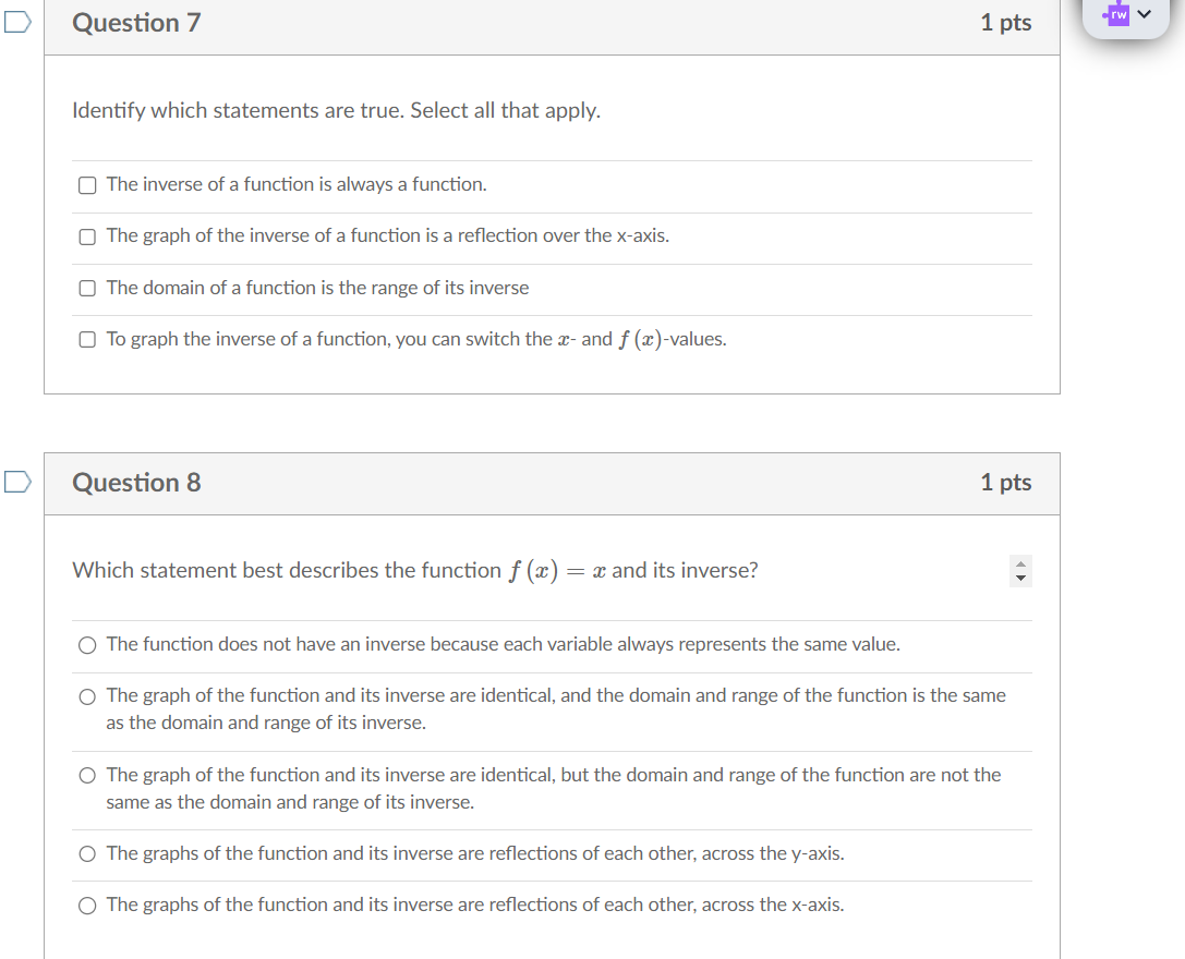 Line | : X Line I : f(x) Line m : x