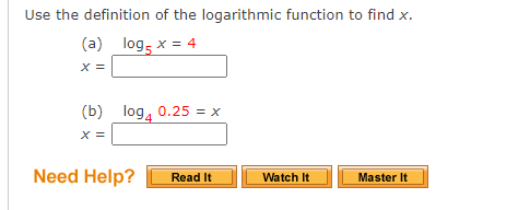 base. 32 1092 Find the given logarithm. (b) 1095 (V5) Express v