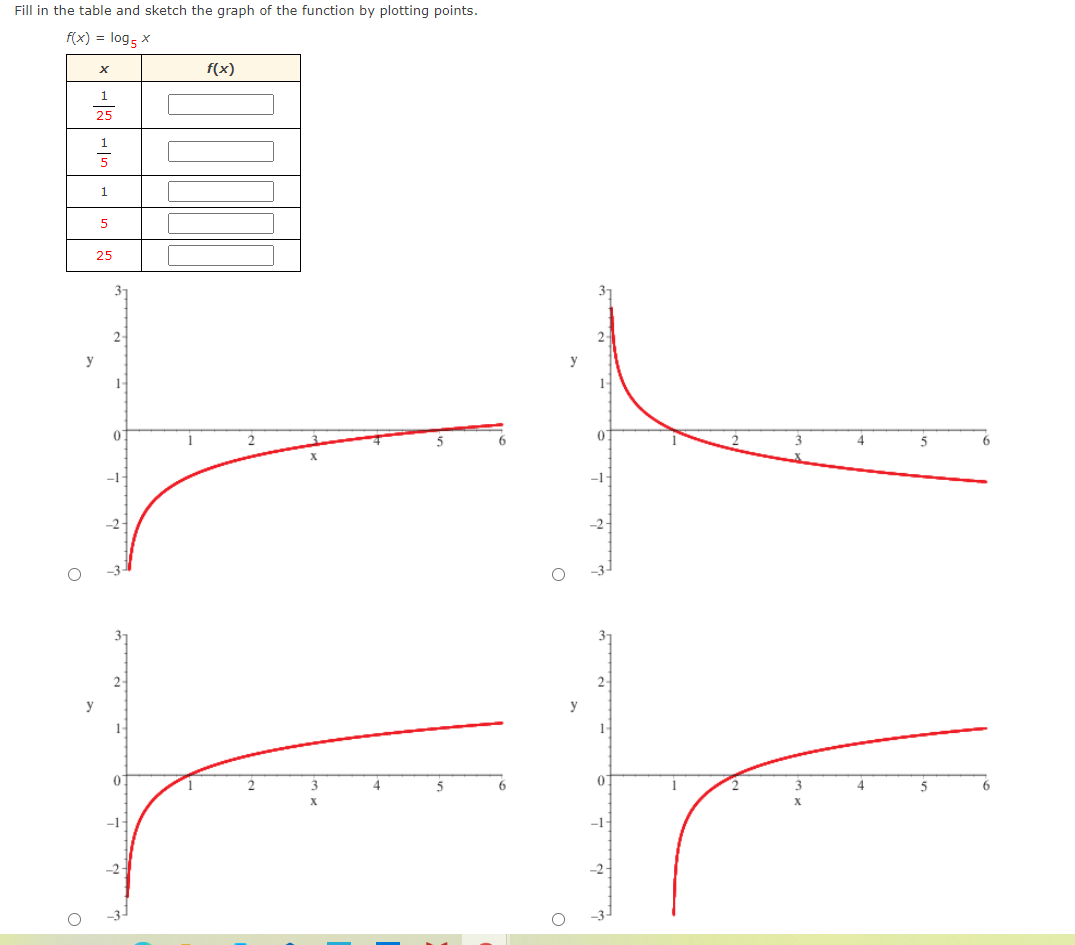 5 as a power of the base. 1095 Find the given logarithm.