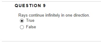 { aline , line segment, or ray which cuts a line segment