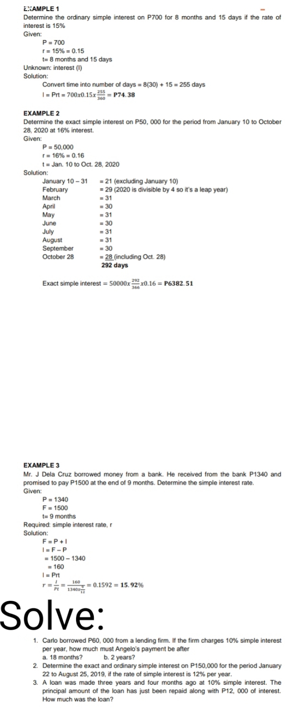 1: The given example in the image I uploaded should be the