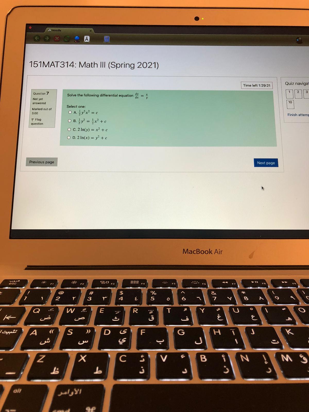 Previous page Next page MacBook Air 20 F3 FA FS F7 FO