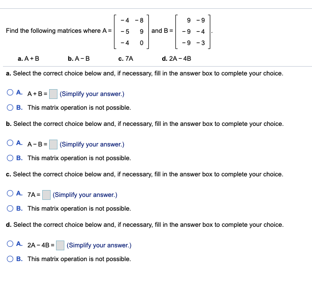 Thank you!!! - 4 - B 9 - 9 Find the following