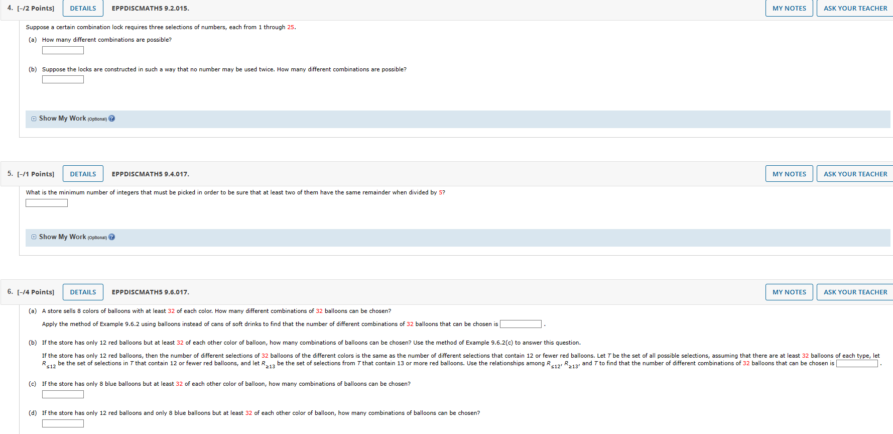  4. [-/2 Points] DETAILS EPPDISCMATH5 9.2.015. MY NOTES ASK YOUR TEACHER