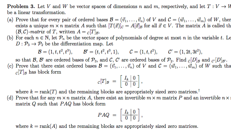 could you please prove problem 3 a,b,c,d i am having trouble Problem
