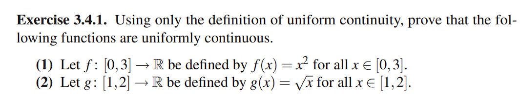 I need help with this problem in Real Analysis please, and please