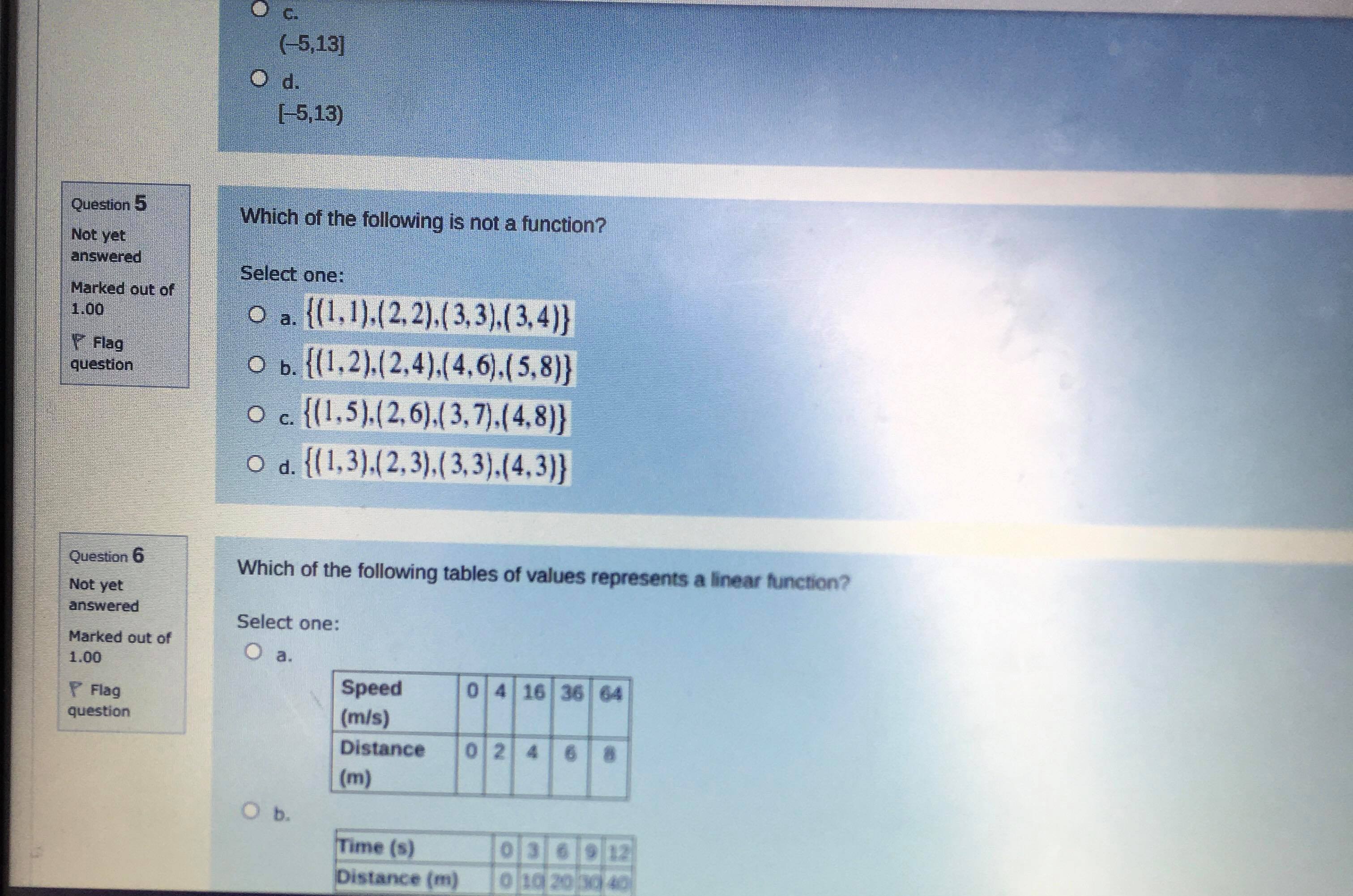 of 15 metres. Question 8 Not yet Given a line with point