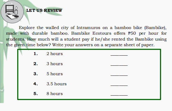 Represents Real-life Situations Using Rational Functions \f\f\f