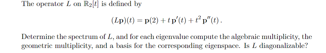 I would like some help working through this problem. \f