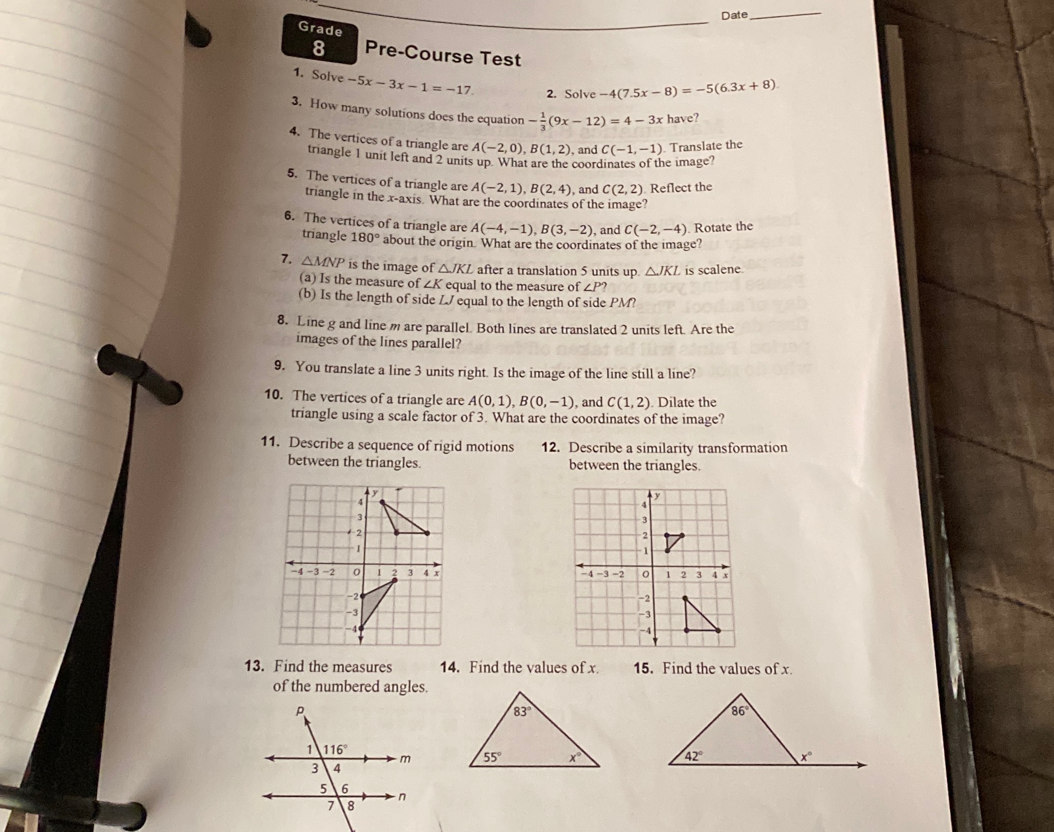 Can you answer question 5-15 cause I do not understand them and