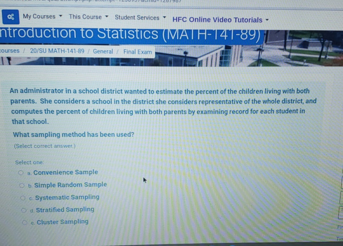 which one is the sample 08 My Courses " This Course Student