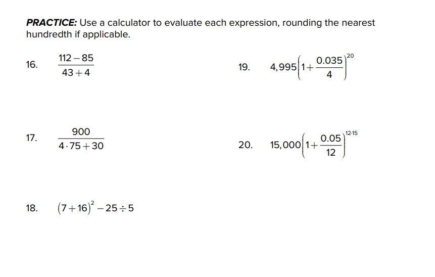 12.45% 2. 6% 4. 63.2% 6. 81% Objective 2. Compute a percentage