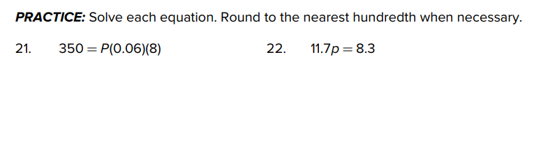 of a given amount We practiced this skill in the last lesson.