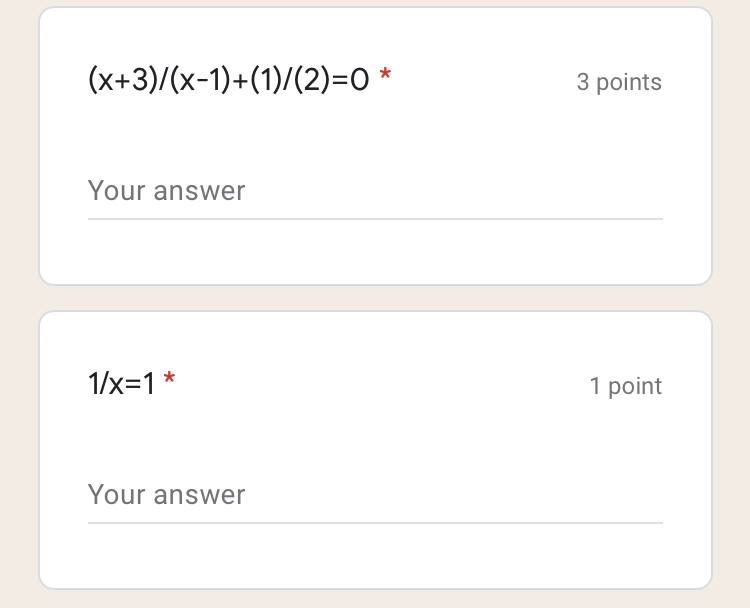  \fDirection: If your answer is a fraction write it in simplified