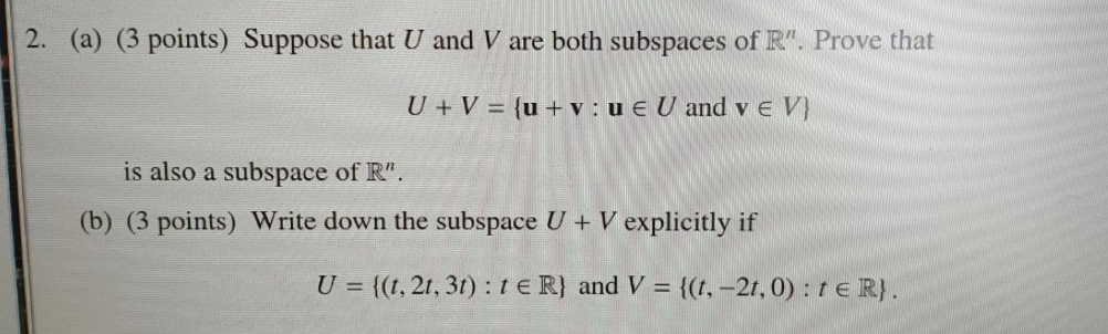 Hi, I need some help with the question below! 2. (a) (3