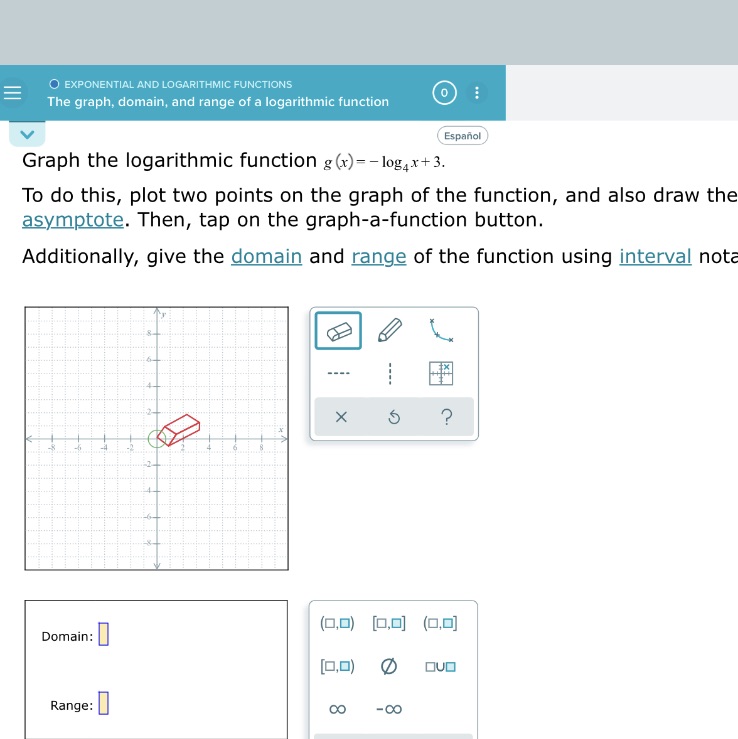  O EXPONENTIAL AND LOGARITHMIC FUNCTIONS The graph, domain, and range of
