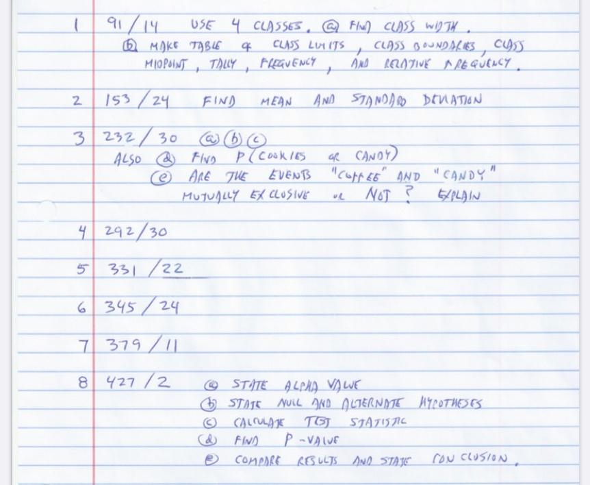 Please show all the work 91/ 14 USE 4 CLASSES, @) FIND
