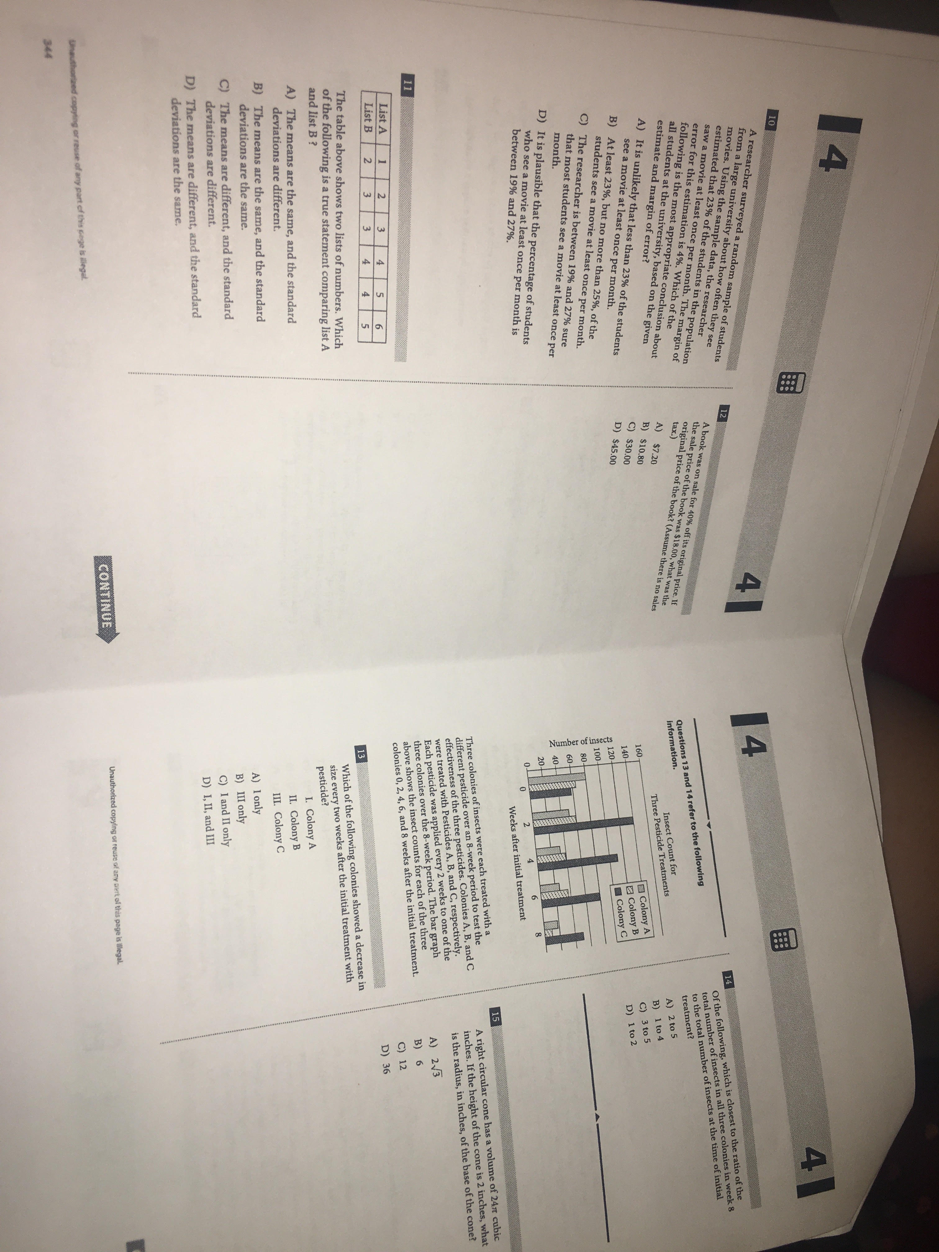 bag of popcorn at a movie theater. He eats half of the