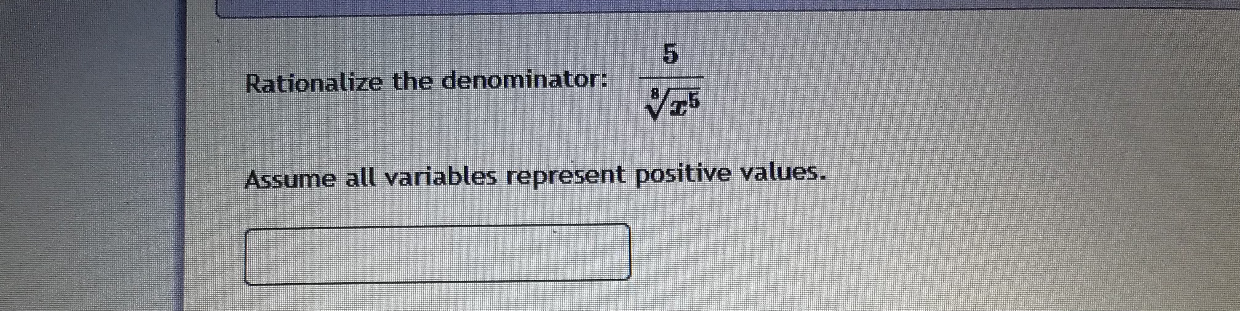 the radical expression 4 Write your answer in exact form without decimals.