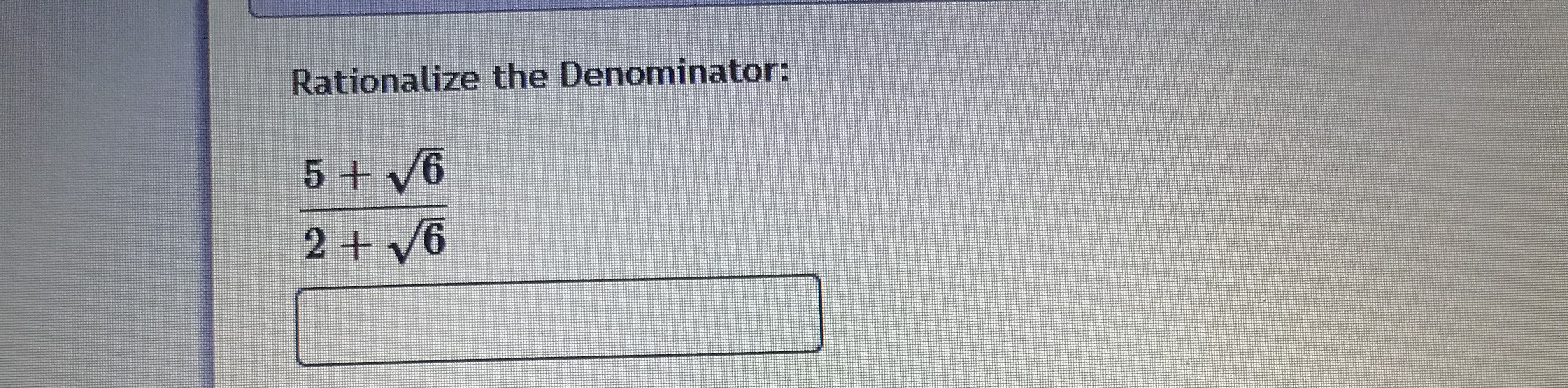 an answer like 3 + 5\\/2 you would type 3+5sqrt(2). Preview your
