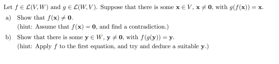  Let f E 130/, W) and g E C(W', V). Suppose