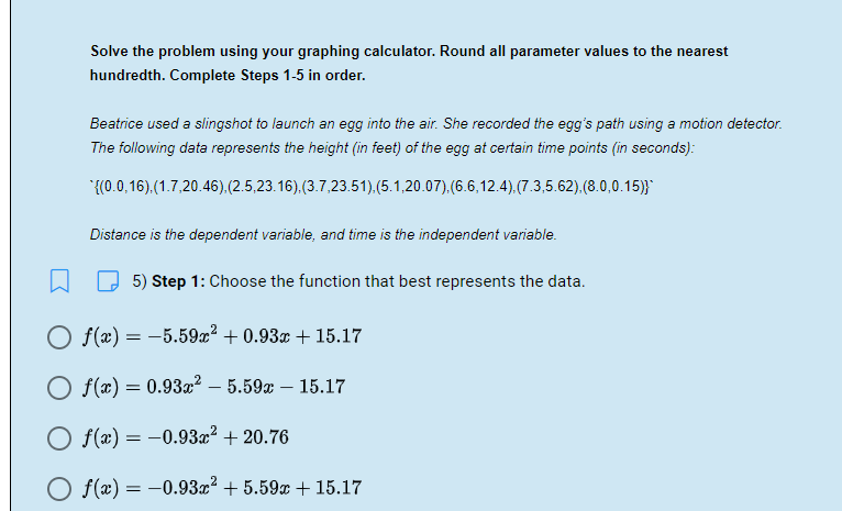 recorded after every 0.5 seconds. Time in Seconds (@) 0 0.5 1.0