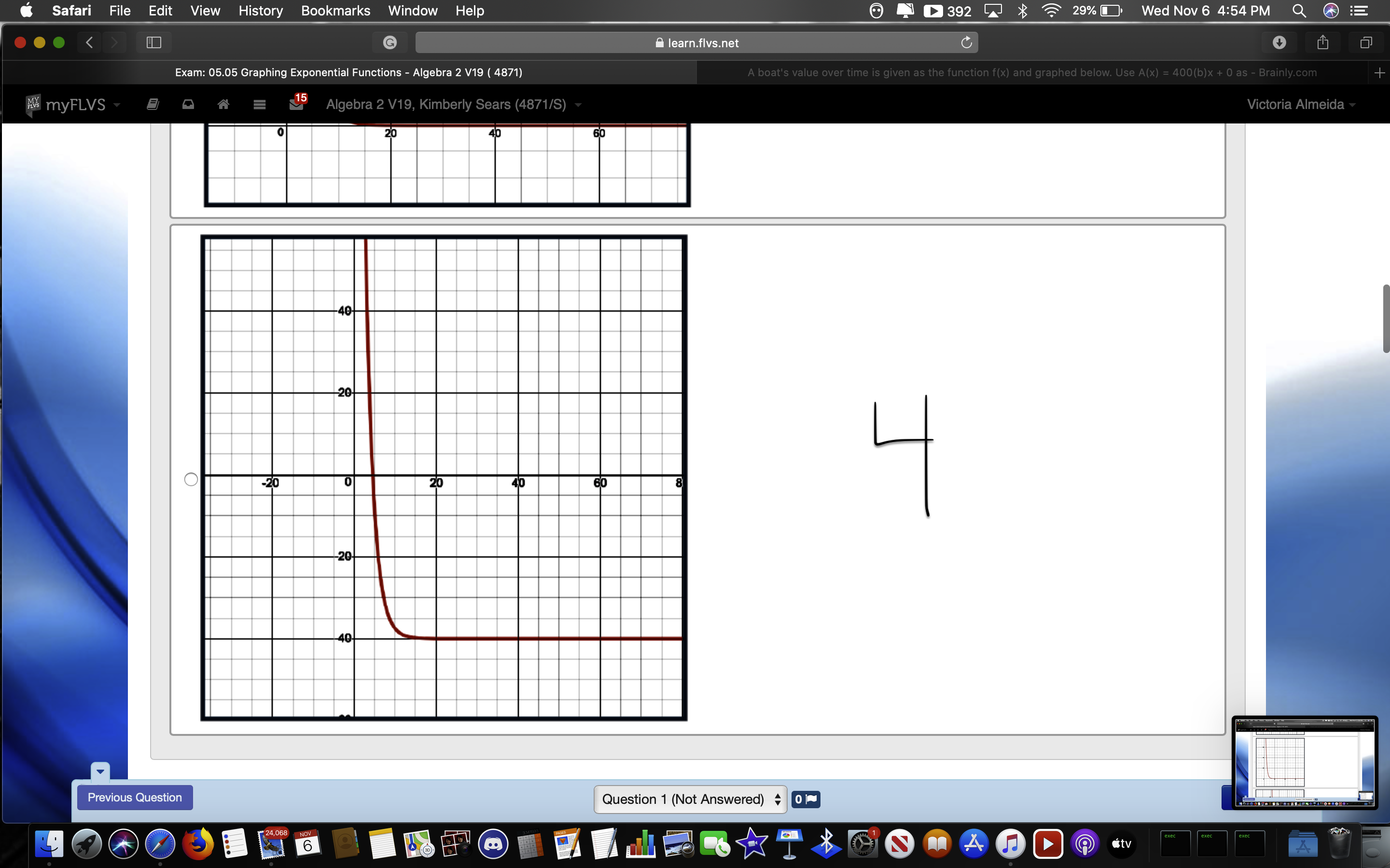 year? what is the correct graph 1, 2, 3, or 4 I,