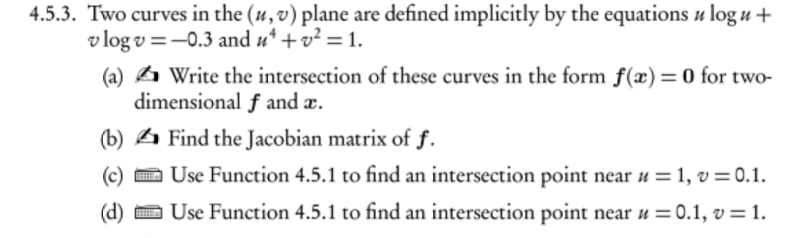 computational math thanks parta) and partb) need write on the paper Partc)
