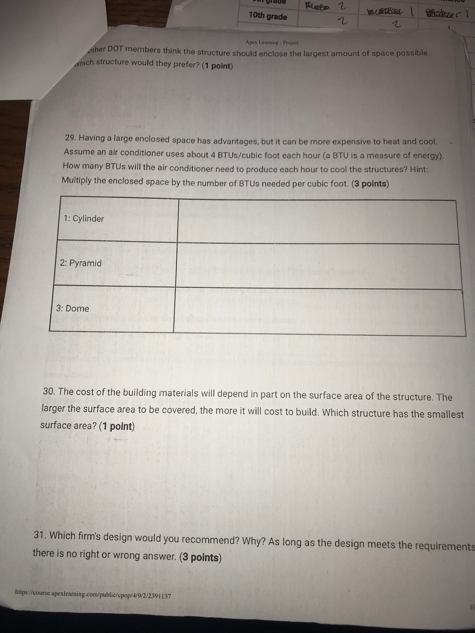, 7 point for the explanation ) 17 . What is the