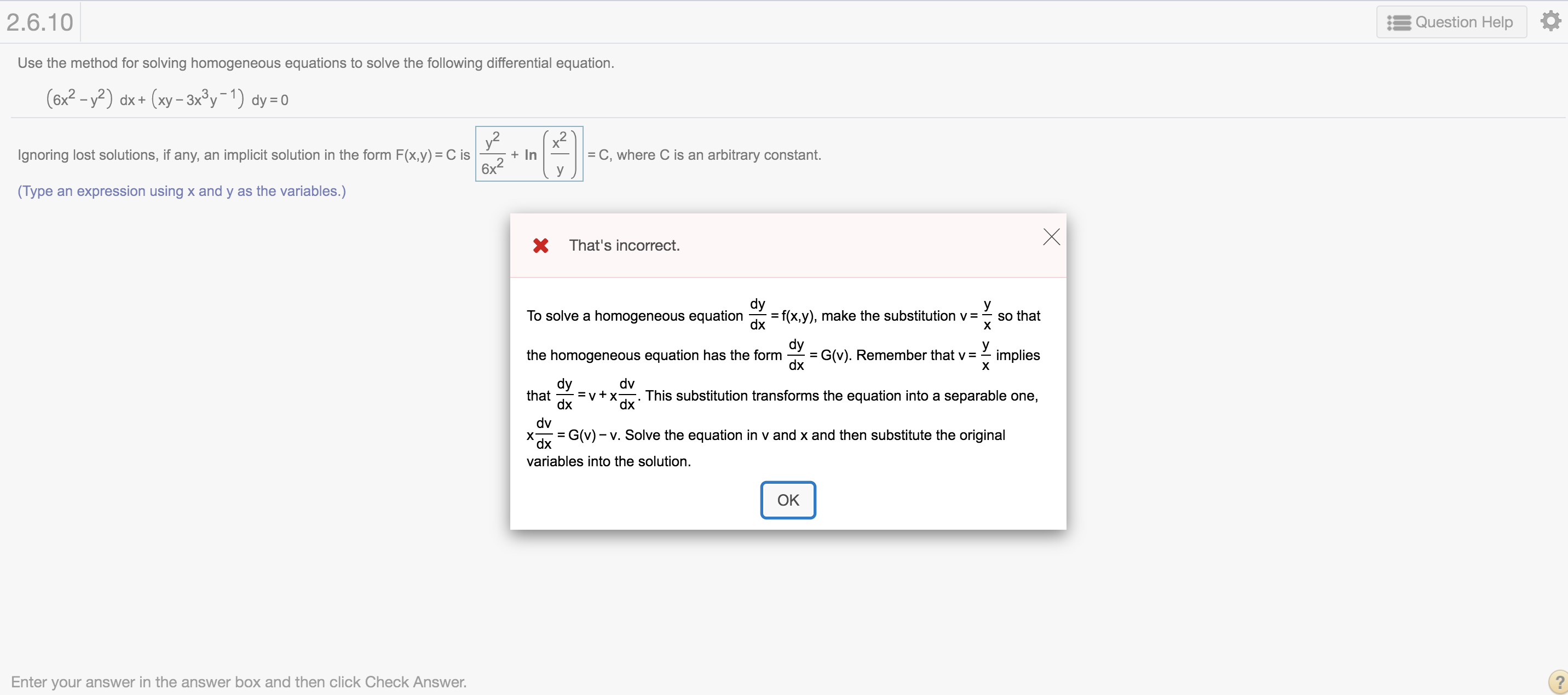  How to solve this question? 2.610 35 Question Help 9 Use