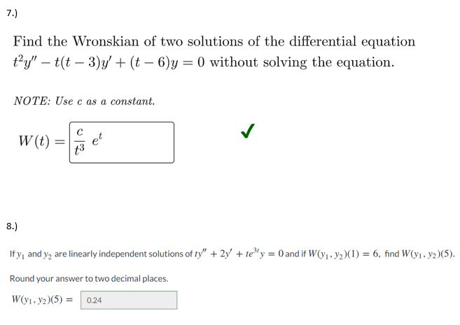 Determine the values of o, if any, for which all solutions of
