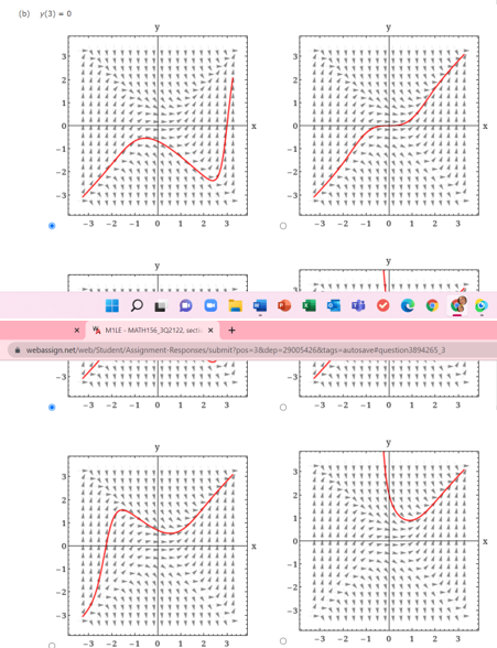the entire xy-plane. There is a unique solution in any rectangular region