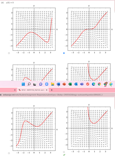 and y > 0 or x > 0 and y 0. There