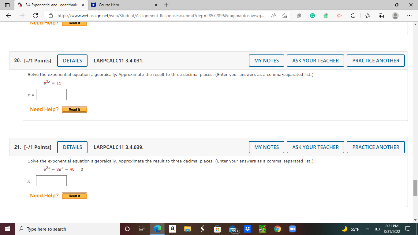 x: 2 OYes O No (b) x = $009464) + 3) 0