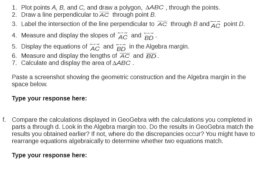 Plot points A, B, and C, and draw a polygon, AABC
