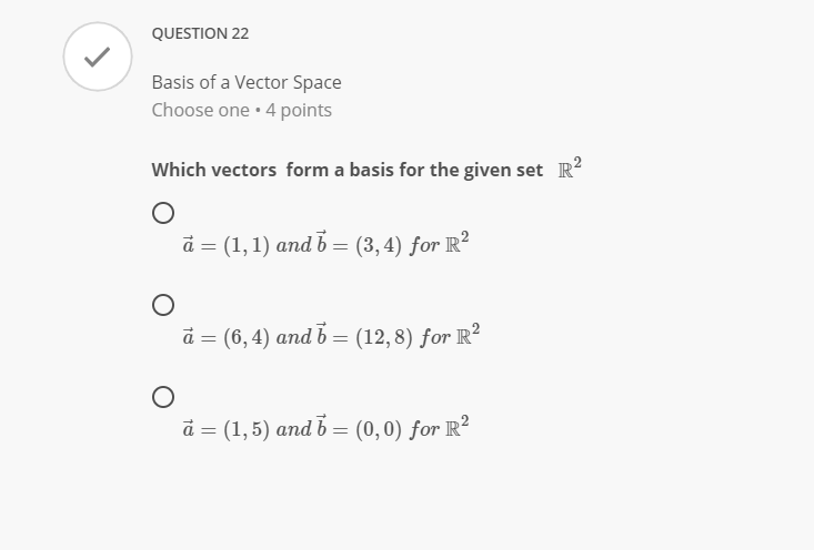 the following vectors a = (2, 0, 1) and b = (1,