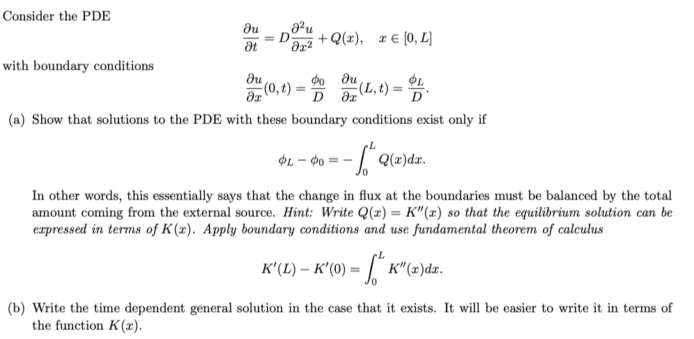 this is a pde question. please explain what you did Consider the