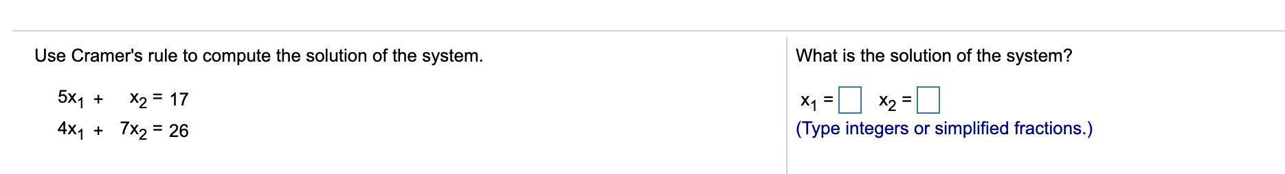 (-3, -6)Find the determinant by row reduction to echelon form. 5 5