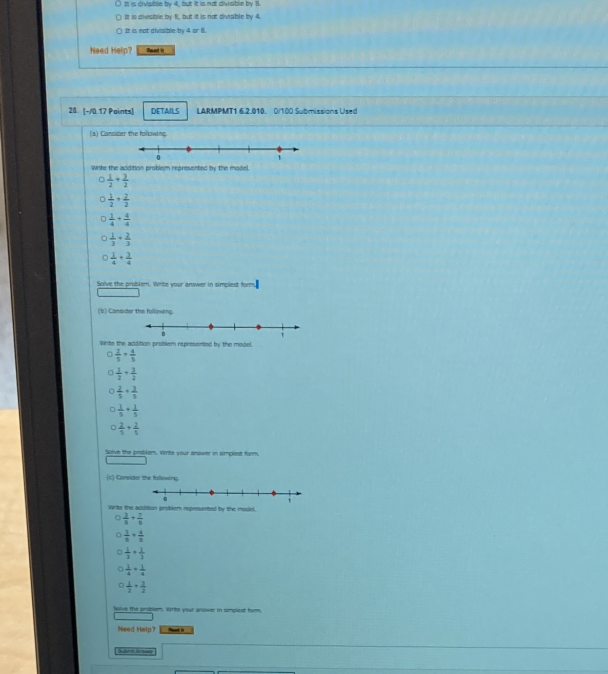Ott & not divide by 4 or L. Need Help7 0