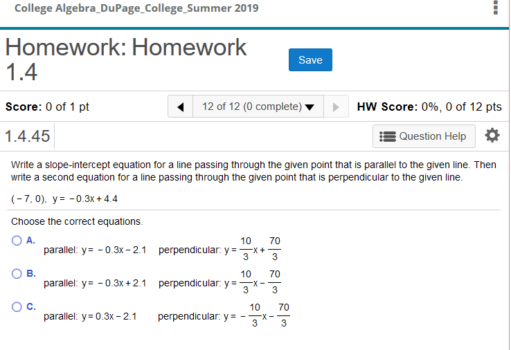  I could really use some help with this Math problem. Thank