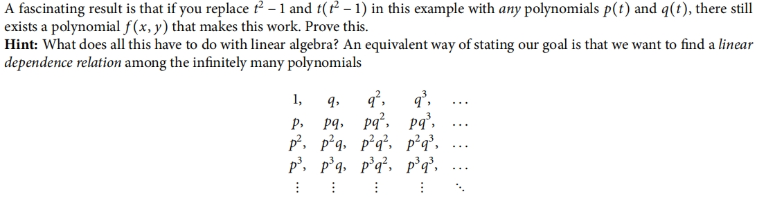 parametric curve in the plane R satisfies a polynomial Cartesian equation. We