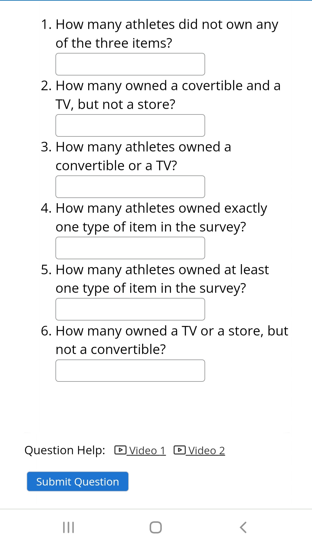 17, 23} Set C = {7, 10, 16, 17, 19, 20, 22}