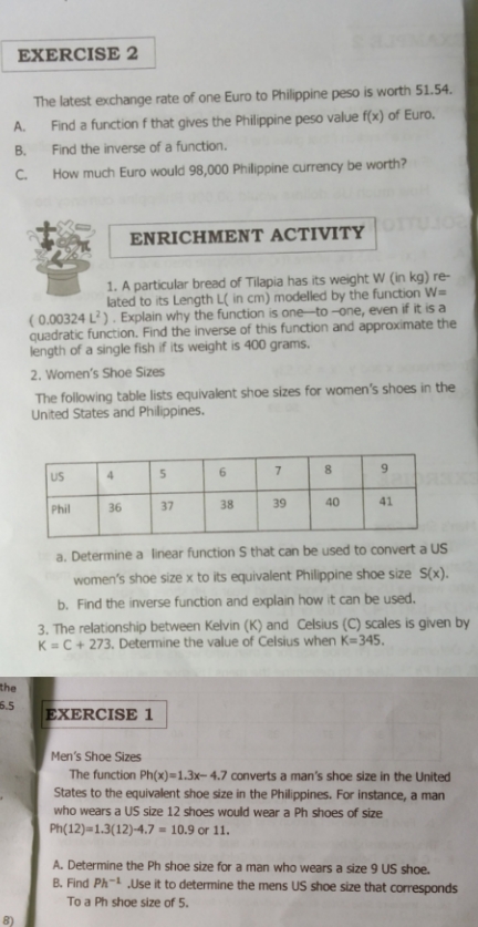 please help me to answer this problems. thank you. EXERCISE 2 The