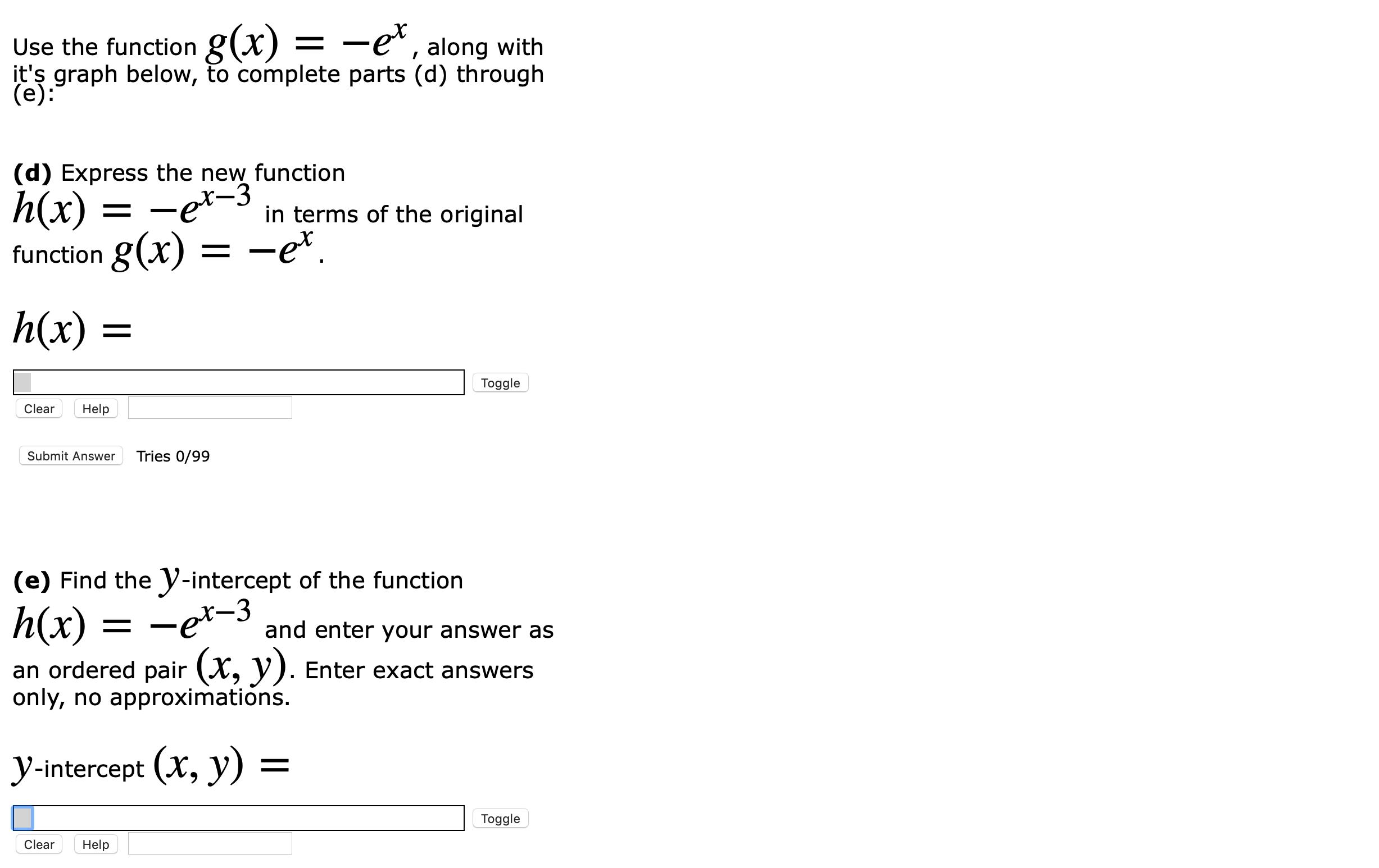 I need help with this. Use the function 8(X) = x, along