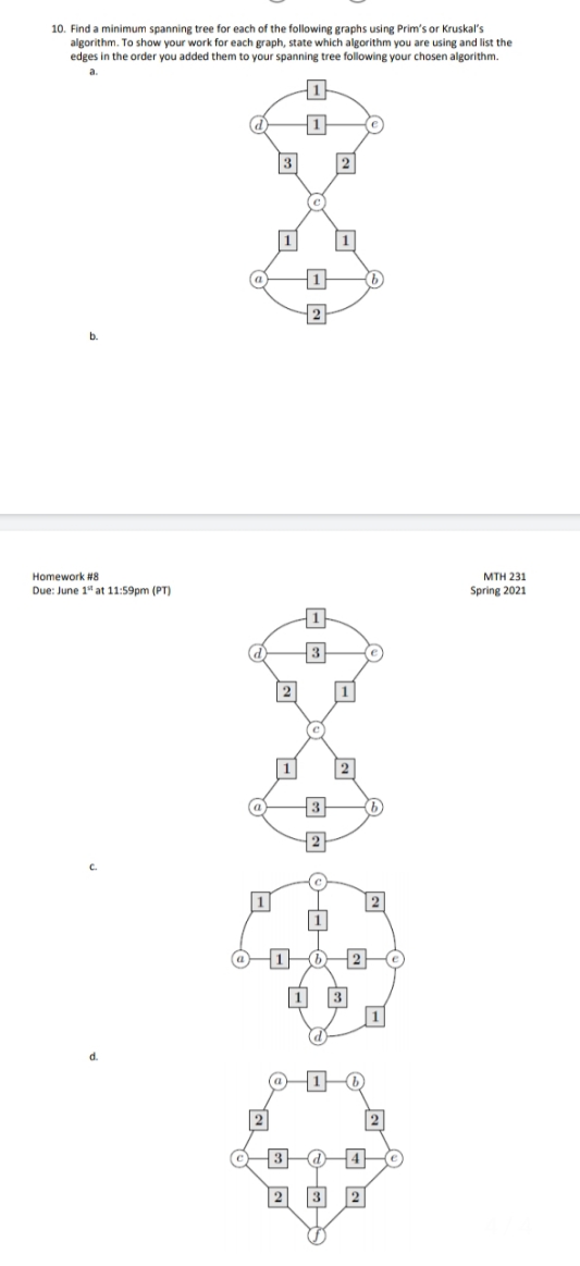 Please provide solution for each part asap to get a upvote 10.